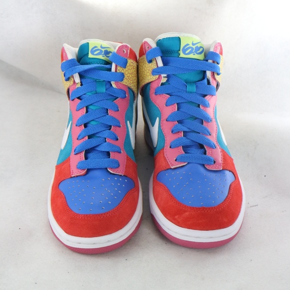 SOLD! NIKE Wmn Dunk High 6.0 'Hot Red' Sneakers - Picture 2 of 8